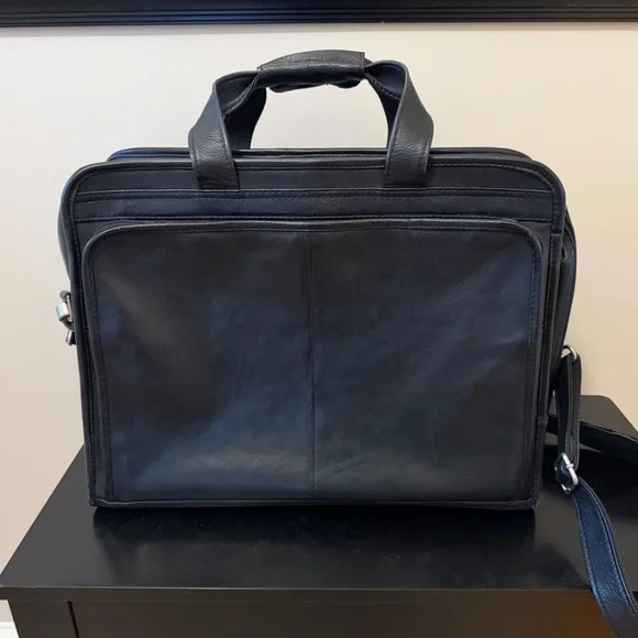 **50% off SALE** Piel Leather Professional Computer Briefcase Portfolio